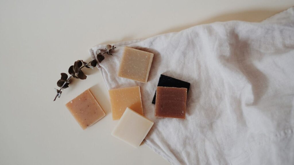 Natural soaps as home spa ideas