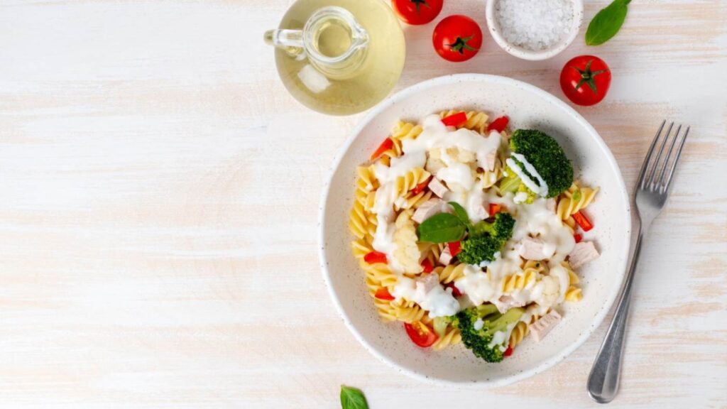 Low calorie meal prep pasta