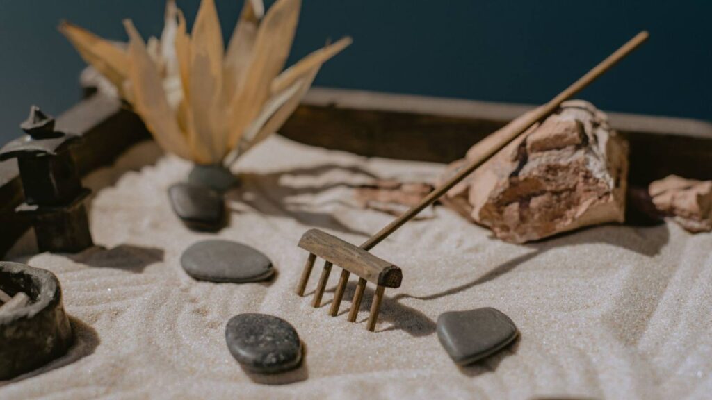 Zen garden miniature